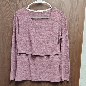 Bearsland Mauve Long Sleeve Top